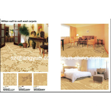 Wilton Broad Loom Jacquard Wool Hotel Carpet Roll